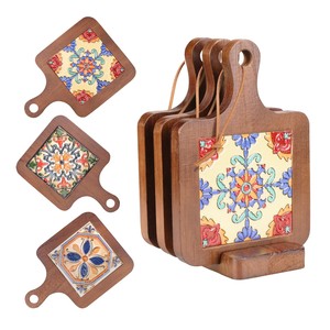 Trivets de Yute Reciclado Hechos a Mano al por Mayor |   Posavasos de Fibra Natural de la India - Product Image 3