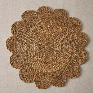 Best Selling Round <b>Placemat</b> Seagrass for <b>Dining</b> <b>Table</b> <b>Table</b> Decor Christmas Seagrass <b>Placemats</b> OEM <b>Placemats</b> From Vietnam - Product Image 6