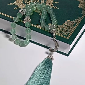 Creative Art Zone CAZ-0826 - Rosario de Oración Musulmán Turco TASBIH, Cuentas de Resina Imitación Perla, 99 Cuentas, Venta al Por Mayor - Product Image 1