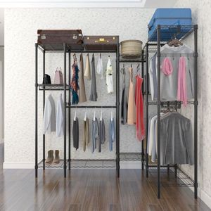 Torre portaoggetti verticale con robusto telaio in acciaio e contenitori in tessuto a estrazione facilitata, organizer per camera da letto, corridoio o ingresso - Product Image 2