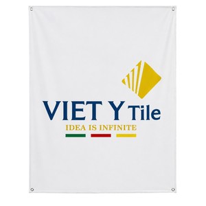 Bannière rectangulaire en polyester, impression numérique, drapeau promotionnel durable à suspendre - Product Image 1