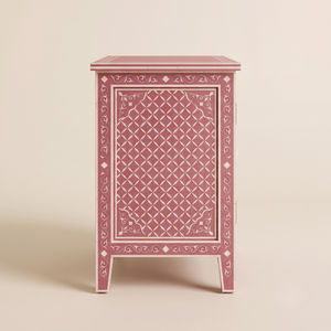 Mueble de Almacenamiento para Sala de Estar con Incrustaciones de Hueso, Estilo Antiguo, con Diseño de Paneles, Gran Capacidad, para el Hogar - Product Image 4