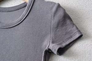 Camiseta Corta para Mujer, Estilo Baby Tee, Ajustada, de Algodón, Manga Corta, Casual, Estética Retro Y2K, Ropa Urbana, Moda de Verano - Product Image 2