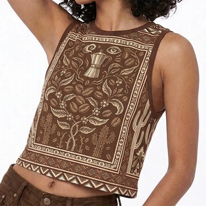 Nouveau débardeur uni en coton standard pour femme, produit le plus vendu à prix abordable, personnalisable par les fabricants - Product Image 1