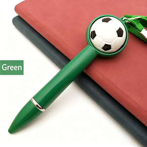 Bolígrafo con Forma de Balón de Fútbol, Bolígrafo Retráctil con Diseño de Fútbol y Tinta Negra para la Escuela, Oficina, Regalos Promocionales - Product Image 3