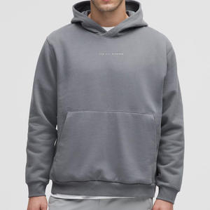 Sudadera con Capucha Unisex de Invierno al por Mayor, Mezcla de Forro Polar 400g, Oversize, de Alta Calidad, Moderna, Mezcla de Algodón, con Bolsillo y Estampado Digital - Product Image 1