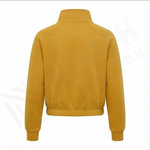 2025 logotipo personalizado impresión suelta suave sudaderas con capucha mujeres de alta calidad cuello redondo pulóver sudadera en blanco de gran tamaño mujeres algodón - Product Image 3
