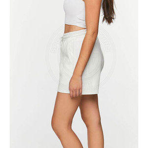 Shorts de survêtement pour femmes de style moderne, en coton molletonné, confortables et amples, pour l'été, style décontracté, vente en ligne - Product Image 5