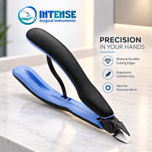 Pince coupante professionnelle de précision pour bijoux, coupe-fil ergonomique avec poignée antidérapante, outil de perlage et de bricolage, usage chirurgical intensif - Product Image 3