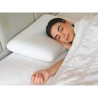 17x27 Zoll Modernes Premium Gel-Memory-Foam Nackenkissen Weiches Mikrofaser-Kissen Einfarbiges Muster Langlebige Exportqualität für Zuhause