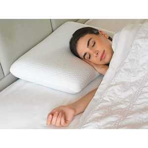 Almohada de Espuma Viscoelástica Premium de 17x27 Pulgadas, Cojín Suave de Microfibra, Material TPE, Diseño Cuadrado, para Uso en el Hogar o Hotel - Product Image 1
