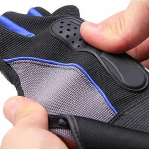 Gants de cyclisme personnalisés à demi-doigts, imprimé fibre de carbone, coussinets en gel antidérapants, pour vélo de course, vente en gros OEM - Product Image 6