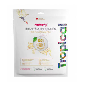 Serviette de Bain Tropicale Mamamy d'Origine Vietnamienne - Écologique 100% Fibre Naturelle OEM/ODM Séchage Rapide Grande Serviette de Bain Compressée Jetable - Product Image 6
