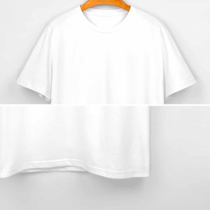 T-shirt en coton imprimé à manches courtes et col rond pour femme, coupe ample, motif lettres, décontracté, toutes saisons - Product Image 5