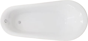 Baignoire autoportante moderne UPC pour intérieur, baignoire en forme d'œuf, blanc brillant, pour hôtel, villa - Product Image 2