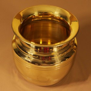 Loota Kalash Pequeño de Latón para Rituales Diarios, Uso en Templos, Almacenamiento de Agua Bendita y Decoración del Hogar - Product Image 4