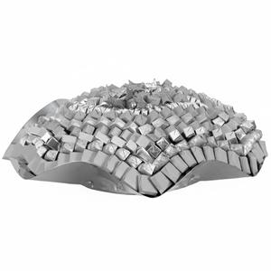 Plateau à chocolat en métal argenté de qualité créative, plateau de service élégant pour mariage et fête, prix avantageux. - Product Image 1