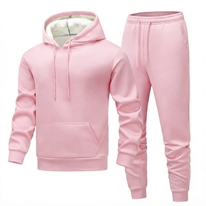 Ensemble survêtement personnalisé avec logo, sweat à capuche et pantalon de jogging 2 pièces, streetwear, sweat à capuche et pantalon de survêtement surdimensionnés, fabricant de survêtements pour hommes - Product Image 2