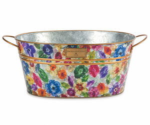 Ensemble de 3 vases/jardinières en métal floral, style bohème, décoration intérieure et extérieure pour fleurs et plantes - Product Image 4