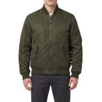 Blouson Bomber Royal Blue Flight à Col Montant Respirant et Robuste, Style Minimaliste Décontracté