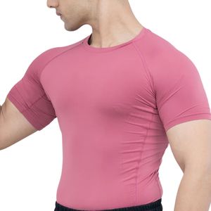 Custom Wholesale <b>Mens</b> Solid High Quality Fitness <b>Compression</b> T <b>Shirt</b> Half Sleeve Quick Dry Breathable Gym Running Athletic - Product Image 2