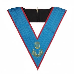 Collar de Maestro de la Armonía Lauderdale, sautoir-maitre-de-lharmonie-laud, REGALIA MASÓNICA, INSIGNIA DE OFICIAL, RITO FRANCÉS - Product Image 4