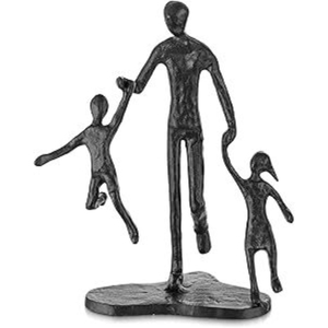 Figurine de femme en bronze tendance, sculpture en métal, art contemporain, décoration pour table, salon, statue artisanale - Product Image 4