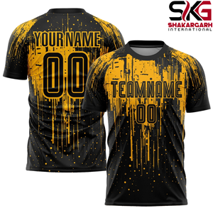 Conjunto de Uniforme de Fútbol Sublimado Personalizado, Transpirable, de Secado Rápido, Manga Corta, con Nombre del Equipo y Logotipo, Unisex - Product Image 4