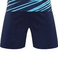 Conjunto de Uniforme de Fútbol de Manga Corta, 100% Algodón, Secado Rápido, Personalizable - Product Image 3