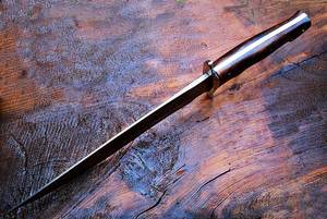 Custom Handmade Carbon Steel Hunting <b>Knife</b> 13 Inch <b>Bone</b> <b>Handle</b> with Silver Bolster Ambidextrous Durable THEWIZ CRAFTS - Product Image 5