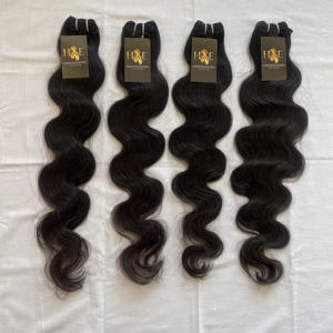 Perruque Lace Closure Wig naturelle indienne vierge, cheveux humains bruts, Deep Wave, 4x4, 13x4 Hd, vente en gros, Extensions de cheveux naturels, offre spéciale - Product Image 1