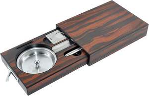 High Quality Modern Design Natural Wood Eco-friendly Durable Luxury Portable Desktop <b>Ashtray</b> Universal Overseas Hot Selling - Product Image 3