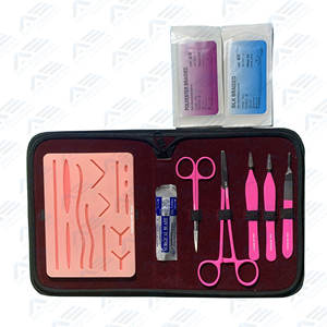 Suministros de enseñanza para estudiantes de medicina, Kit de sutura, entrenamiento de sutura para estudiantes de medicina con práctica, Kit de almohadilla para la piel, Kit de sutura - Product Image 6