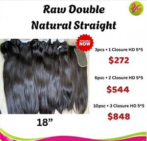 Extensiones de Cabello Humano 100% Natural VuyHair, Cierre de Cabello con Doble Trama a Máquina, 95-100g, Listas para Enviar, Precio al por Mayor - Product Image 4