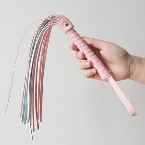 Fouet de jeu en cuir haute performance, poignée renforcée, conception de sangle durable, marque personnalisée, vente en gros, direct usine - Product Image 6