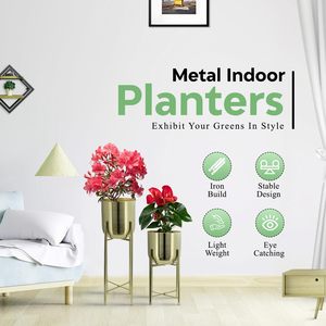 Moderns Stable Design Brass Planter Stylish and Suitable Brass Planter from Indian Supplier for Bulk Export - Product Image 6