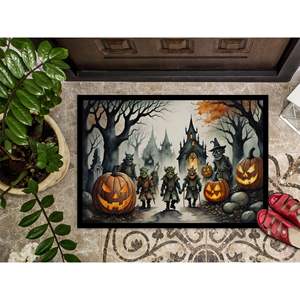 Orcs Spooky Halloween Paillasson Antidérapant Lavable Low Pile 24H X 36W Intérieur et Extérieur Tapis d'Entrée pour Porte d'Entrée - Product Image 3