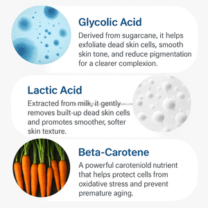 OEM Korean Gentle <b>AHA</b> 15% Water Glow Peeling Serum <b>Cream</b> Milky Texture K Beauty Glass Skin Essence - Product Image 5