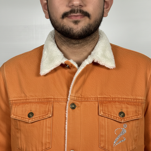 Veste en jean 100% coton pour homme, service OEM, style vintage, respirante, écologique, veste en jean pour homme - Product Image 5