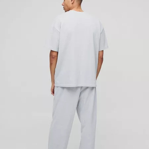 T-shirt Homme Hip-Hop Ample et Oversize en Jersey 100% Coton Imprimé Numérique Couleur Unie Anti-Plis Respirant - Product Image 3