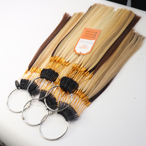 Anillo de muestra colorido para extensiones de cabello humano, anillo de Color con diferente Color - Product Image 2