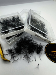 Extensions de cils pré-faites volume pour artistes, best-seller, haute qualité, cils individuels, courbure CC, longueurs mixtes - Product Image 1