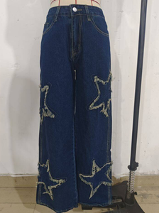 Pantalones Vaqueros Holgados de Mezclilla para Mujer, Estilo Vintage, Cintura Alta, Casuales de Verano - Product Image 4