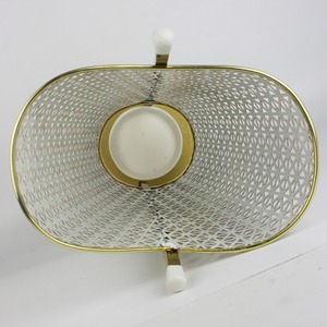 ที่วางร่มสีขาวและสีทองทันสมัยสำหรับสำนักงาน ล็อบบี้ โรงแรม แผนกต้อนรับ คาเฟ่ โซลูชั่นการจัดเก็บที่มีสไตล์และใช้งานได้จริง - Product Image 4