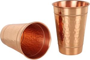 Vaso de Cobre Martillado para Agua y Desintoxicación Ayurvédica, Antiderrames, Apto para Lavavajillas y Microondas, para Uso en Casa, Oficina, Regalo, Hotel - Product Image 5