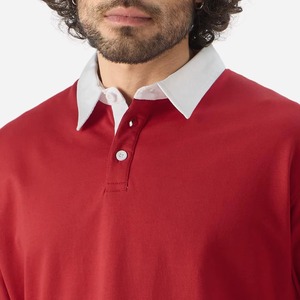 Camisas de Hombre 100% Algodón, Lisas, con Logotipo Bordado, Manga Corta, Polo, Tallas Grandes - Product Image 1