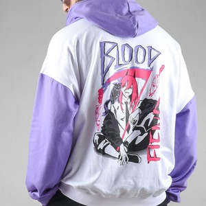 Sweat à capuche oversize pour homme, design graphique streetwear, logo personnalisé, molleton doux décontracté, mode streetwear hiver - Product Image 6