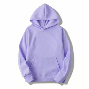 Men's <b>Black</b> Hooded 100% Cotton Breathable Oversized Pullover <b>Sweatshirt</b> with Pocket Winter Casual Wear - Product Image 3