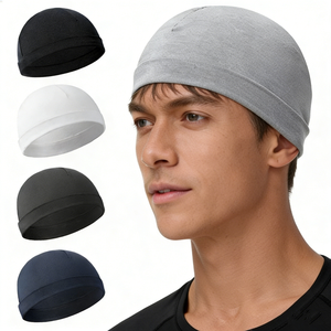 Gorro Unisex de Color Sólido, Gorro de Invierno Tejido, Estilo Casual, Azul Marino, Talla Adulto - Product Image 2