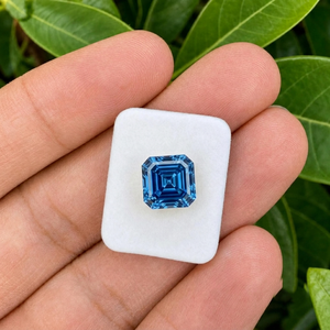 Diamante Cultivado en Laboratorio Asscher, 4CT, Azul Fantasía, VS1, Certificado IGI, CVD, Corte Excelente 3EX, Proveedor B2B para Distribuidores e Importadores de Diamantes - Product Image 6